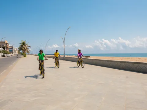 Coastal Cycling Trail in Pondicherry