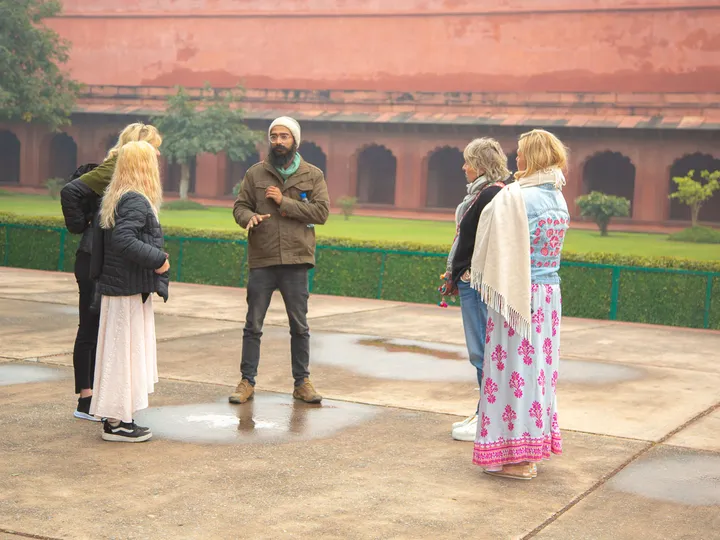 Taj Mahal Through Stories and Senses