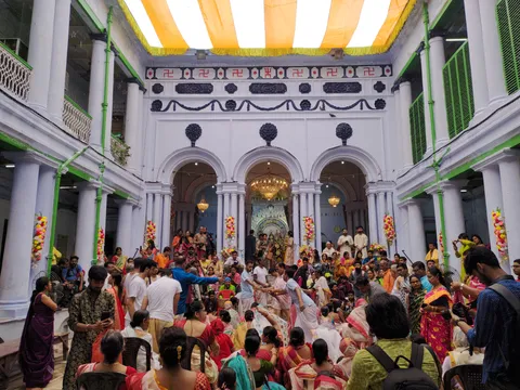 South Calcutta Bonedi Bari Pujo Walk