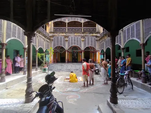 South Calcutta Bonedi Bari Pujo Walk