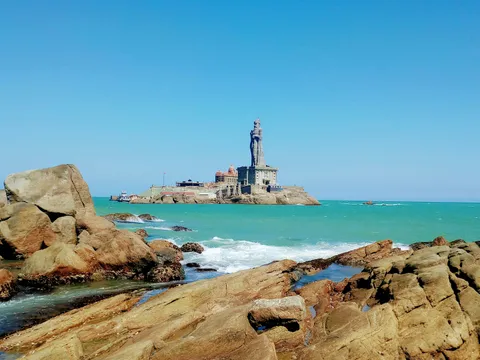 Triveni Confluence at Kanyakumari