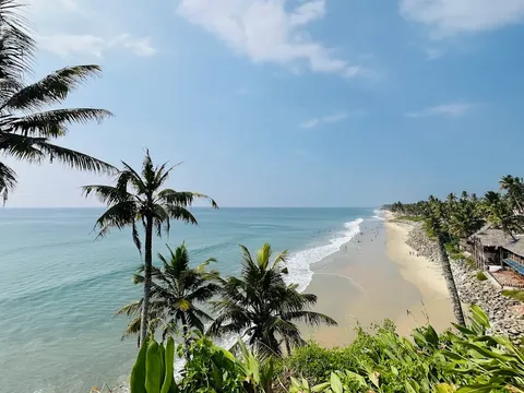 Sunset Cliff Walk at Varkala