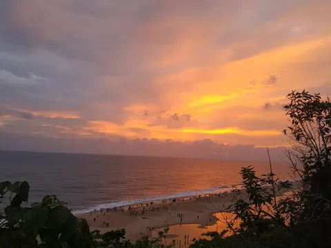 Sunset Cliff Walk at Varkala